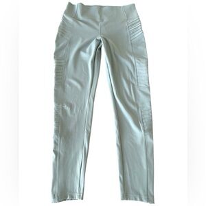 Athleta Delancey Moto Tight in Soft Gray